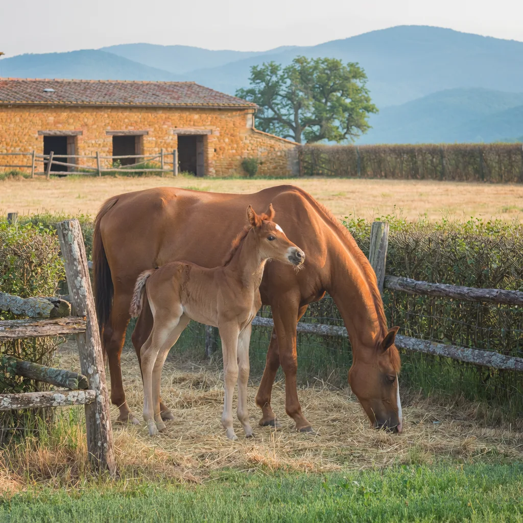 Élevage de chevaux, Espace Cheval, Courmangoux