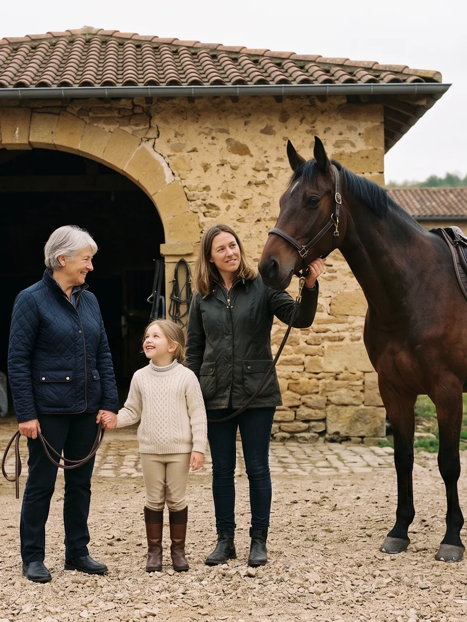 L'équipe, Espace Cheval, centre équestre à Courmangoux